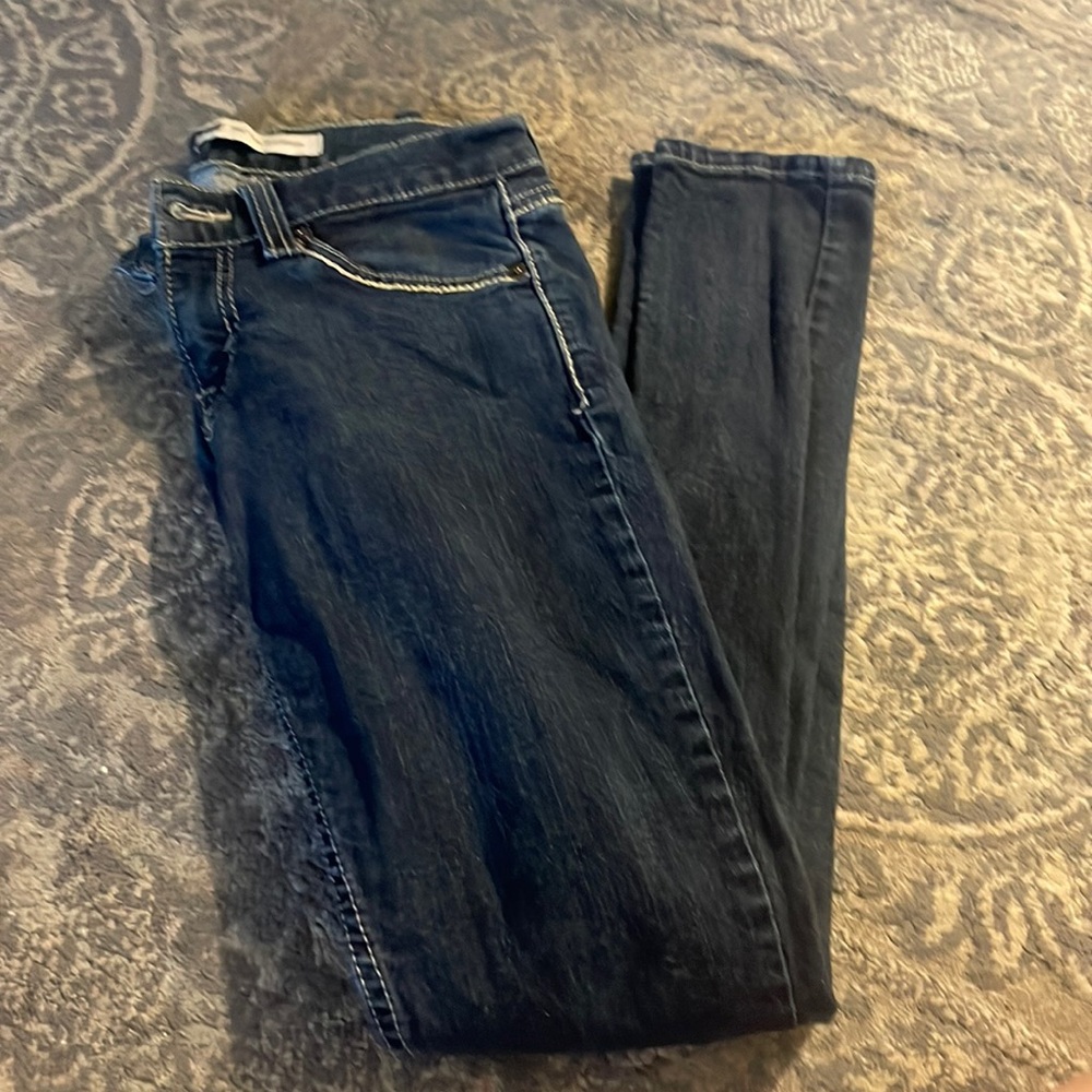 Levi skinny jeans low cut